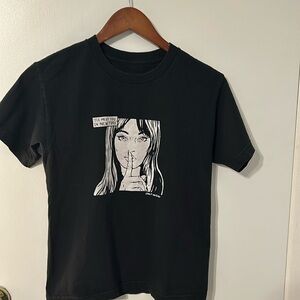 John galt/brandy melville ashlyn t-shirt. “I’ll meet you in new york” graphic